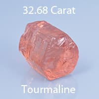 Rough version of Custom Scissors Square Cut Tourmaline