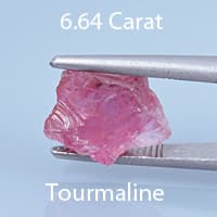 Rough version of Radiant Step Superman Cut Tourmaline