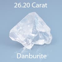 Rough version of Custom Triangle Cut Danburite