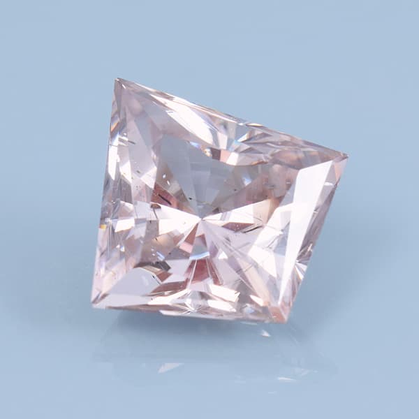 Finished version of Custom Barion Kite Cut Zircon