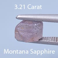 Rough version of Custom Brilliant Oval Cut Sapphire