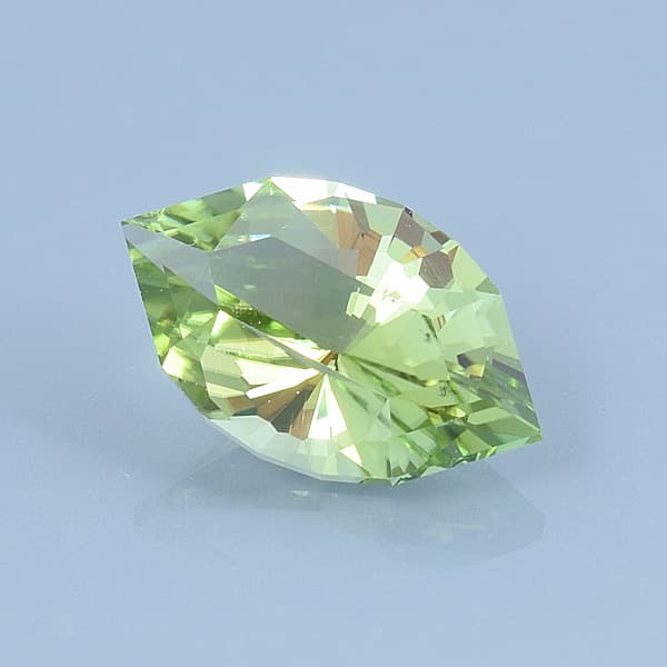 Finished version of Custom Marquise Cut Tourmaline