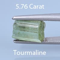 Rough version of Custom Radiant Emerald Cut Tourmaline