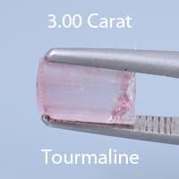 Rough version of Step Radiant Emerald Cut Tourmaline