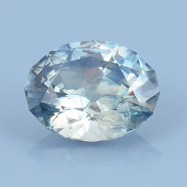 Custom OEC Style Oval Cut Sapphire