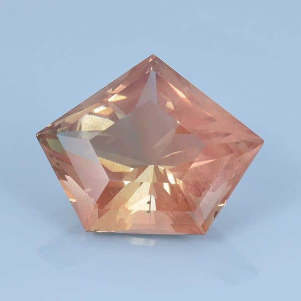 Custom Pentagon Cut Sunstone