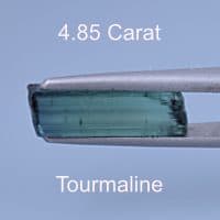 Rough version of Long Radiant Step Emerald Cut Tourmaline