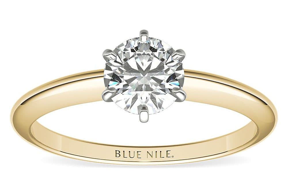 buy a diamond online - solitaire Engagement Ring Blue Nile