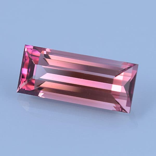 Finished version of Baguette Cut Tourmaline
