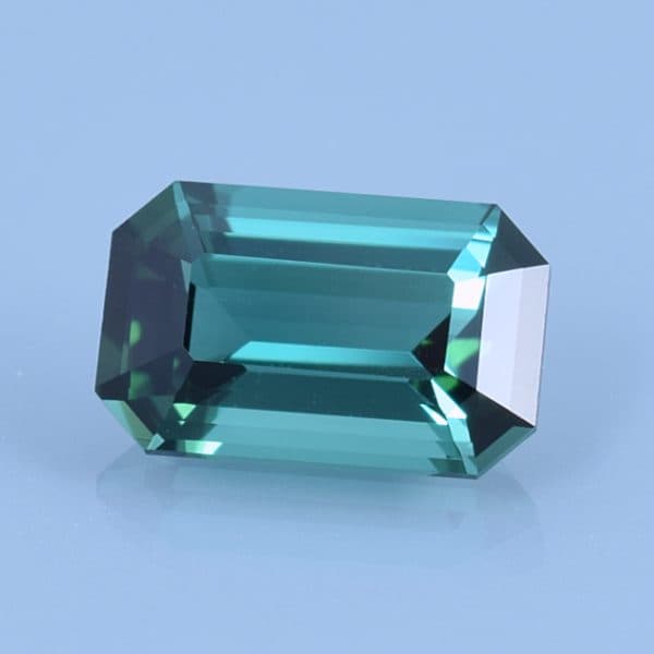 Finished version of Emerald Cut Tourmaline