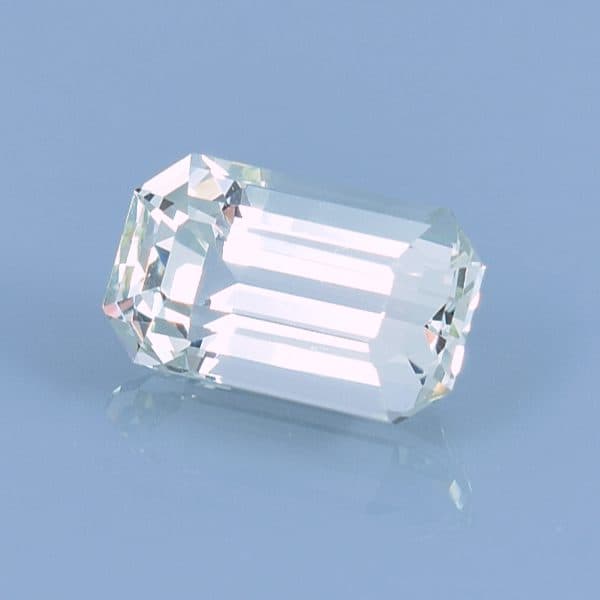 Finished version of Emerald Cut Grossular Garnet