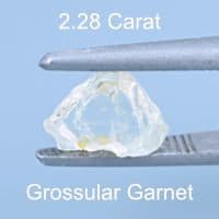 Rough version of Radiant Step Superman Cut Grossular Garnet