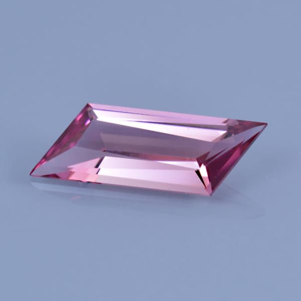 Finished version of Custom Rhombus Cut Tourmaline