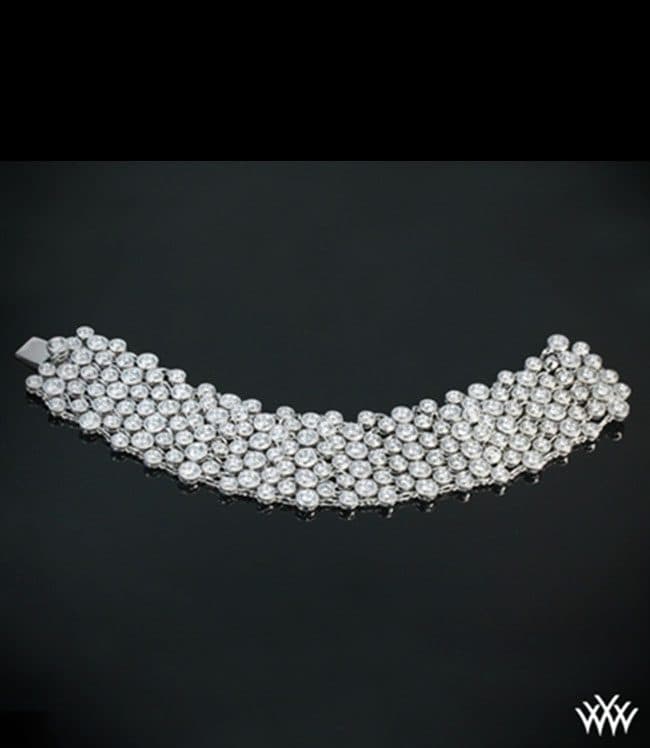 18k White Gold Nine-Row