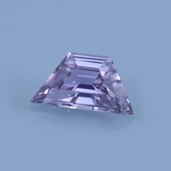 Finished version of Step Keystone Cut Sapphire