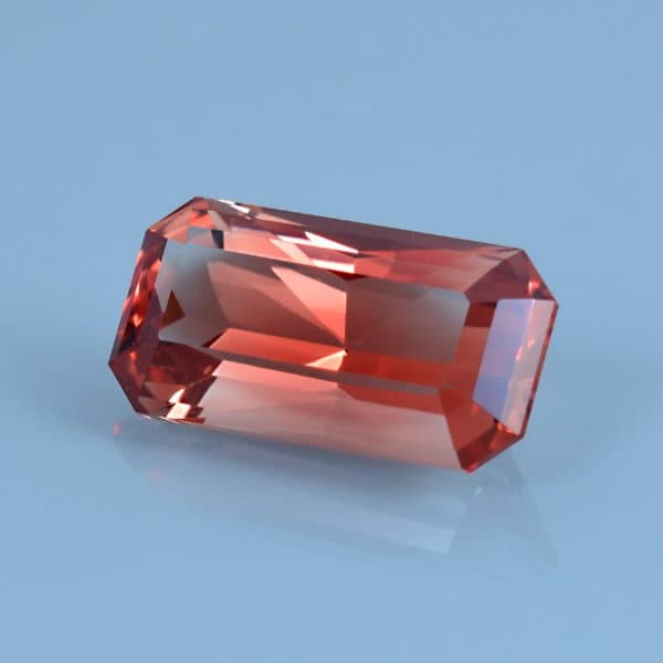 Finished version of Radiant-Step Emerald Cut Sunstone