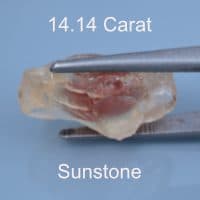 Rough version of Radiant-Step Emerald Cut Sunstone