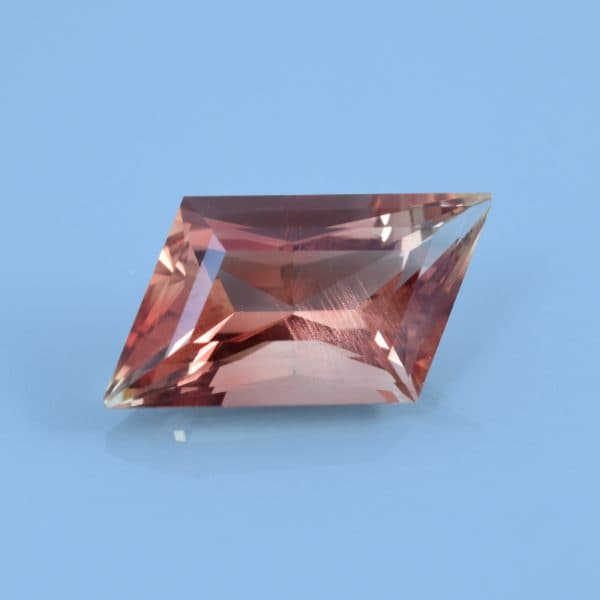 Finished version of Radiant Step Rhombus Cut Sunstone