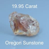 Rough version of Radiant Step Rhombus Cut Sunstone