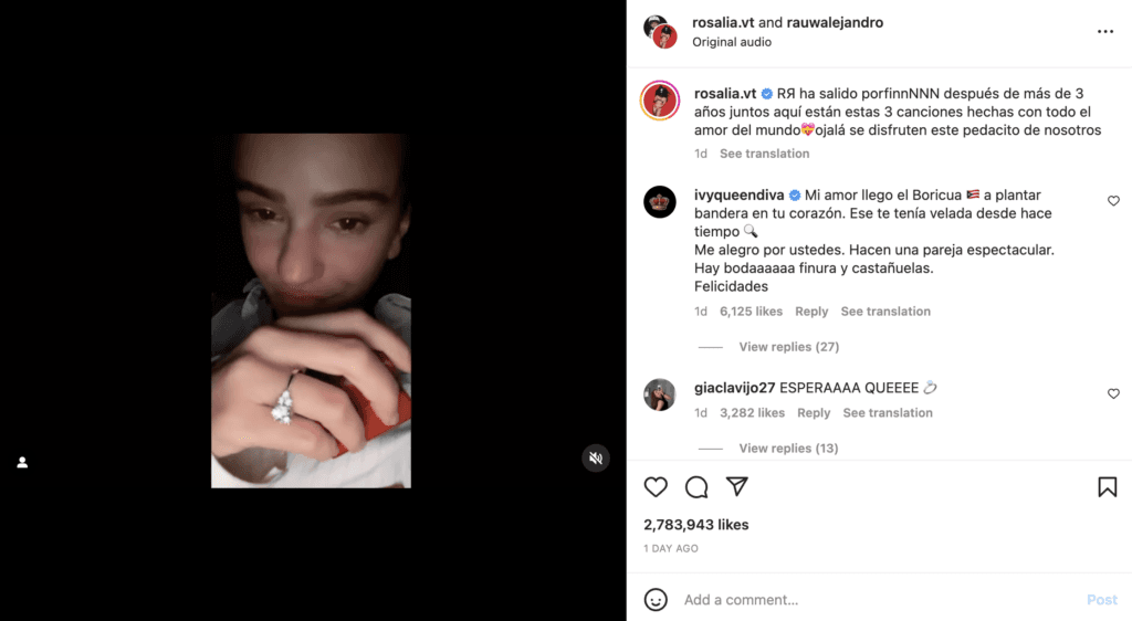 Rosalia engagement ring