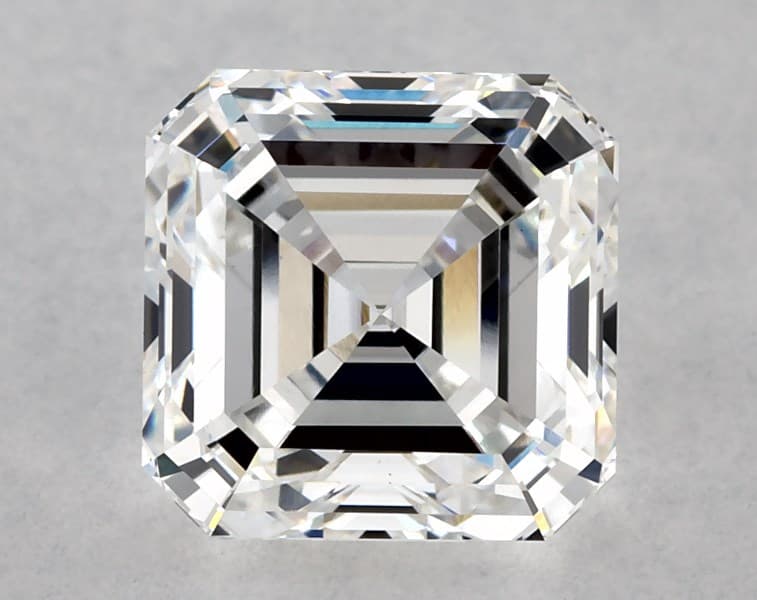 Lab Grown 3.01-Carat Asscher Cut Diamond Blue NIle