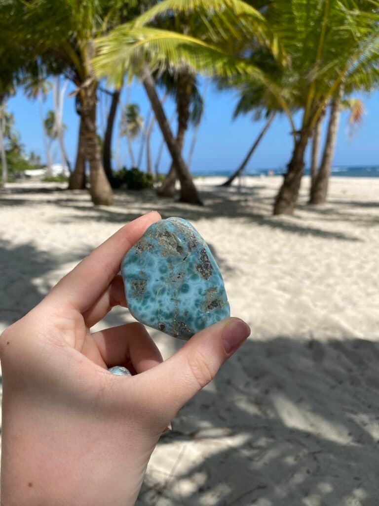 pectolite (Larimar) - Dominican Republic