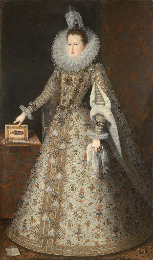 Maria Theresa, Queen of Spain wearing La Pelegrina
