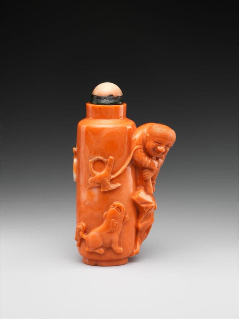 Chinese snuff bottle from the Qianlong Period