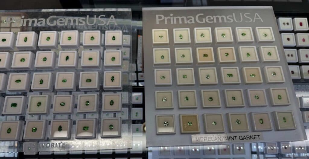 green gemstones by Prima Gems USA