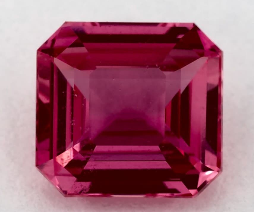 beautiful 2.06 ct. pink sapphire was heat treated