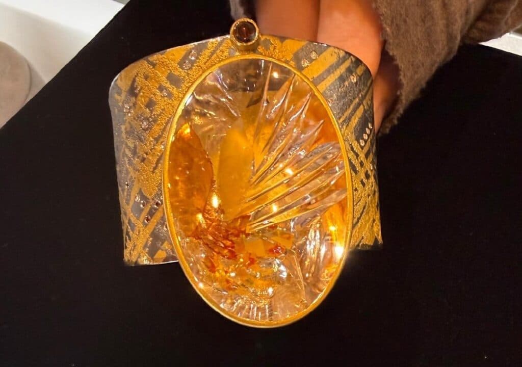atelier zobel rock crystal koi pond cuff