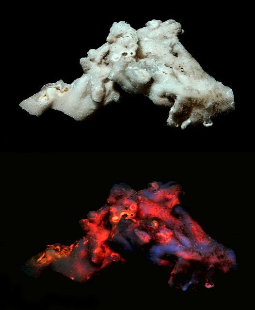 aragonite - fluorescence