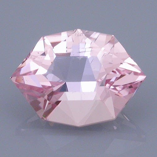 morganite 38 after - repaired and recut gems