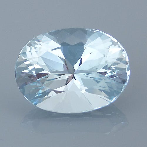 aquamarine 54 after - repaired and recut gems