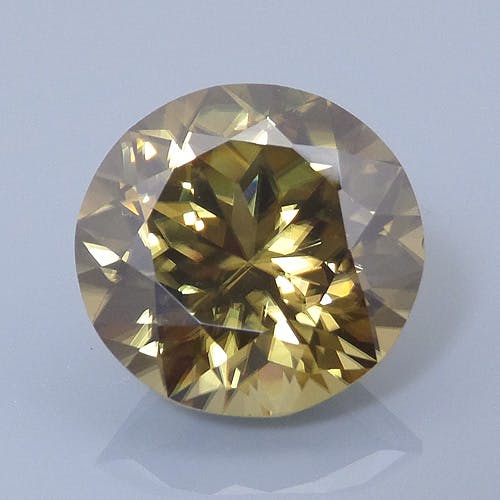 zircon 62 after - repaired and recut gems