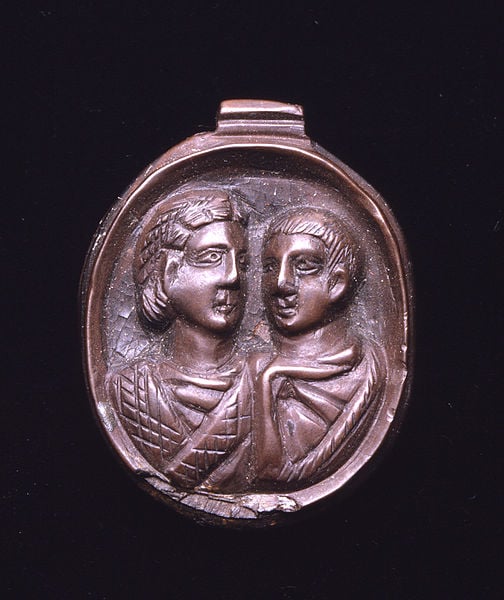 jet jewelry - ancient pendant