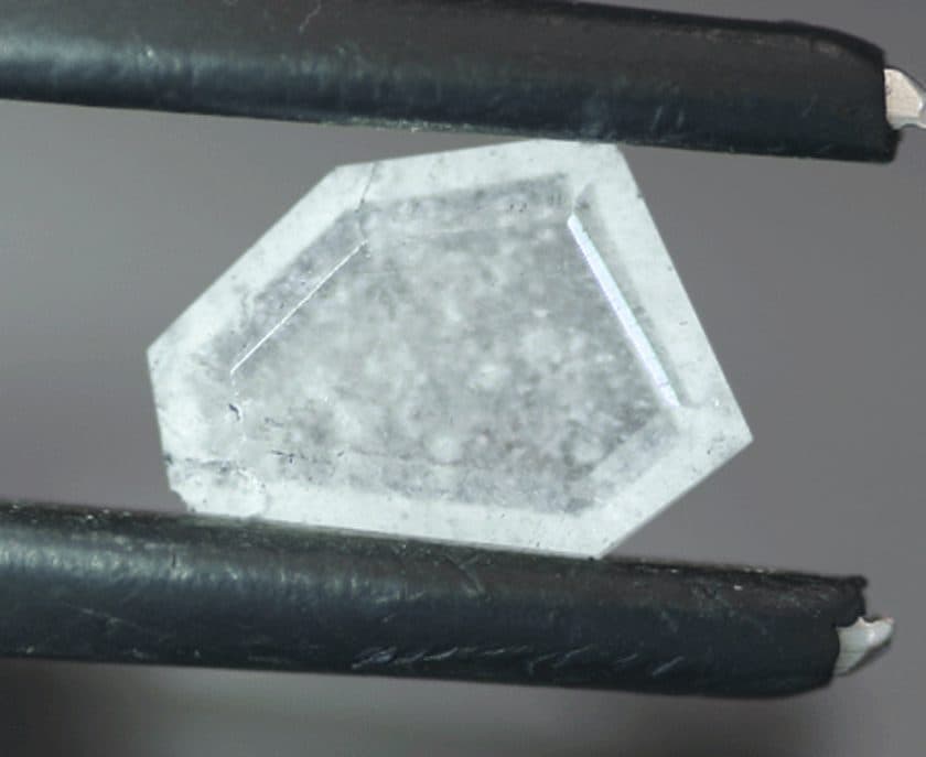 Milarite Natural, Faceted, Colorless, 0.98 ct International Gem Society