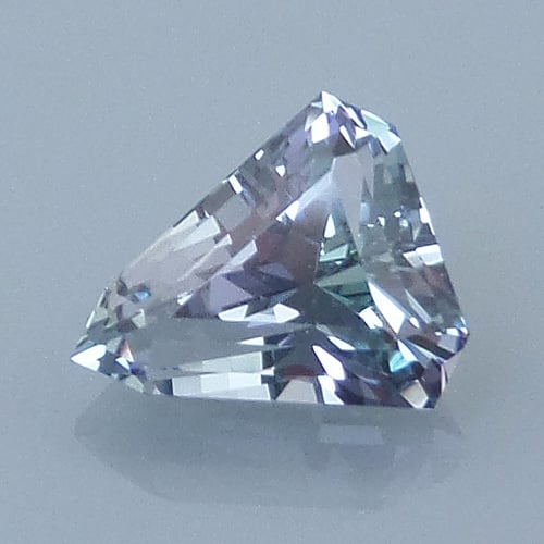 Finished version of Fancy Arrowhead Cut Tanzanite