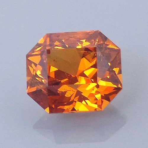 Fancy Brilliant Emerald Cut Spessartite Garnet