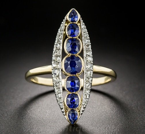 Late Victorian ring – antique engagement rings