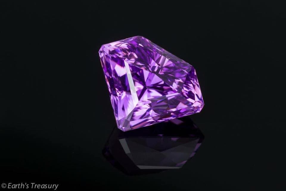 Kunzite Natural, Faceted, Purple, 43.7 ct International Gem Society