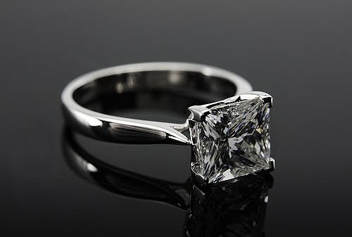 fancy gem cuts - princess-cut diamond