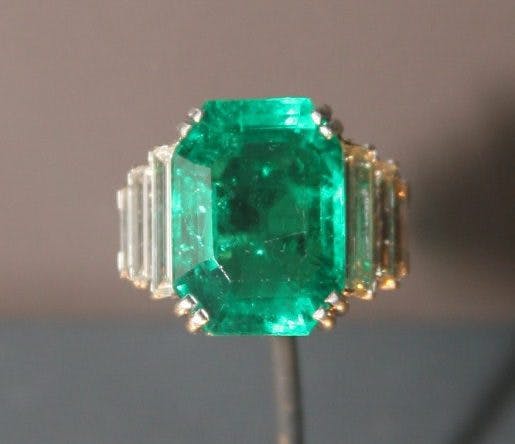 Maximilian emerald ring