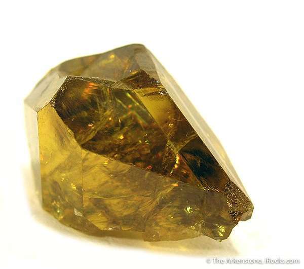twinned titanite/sphene - gem formation
