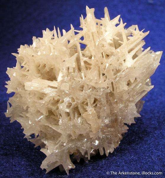 snowflake cerussite crystals - Iran