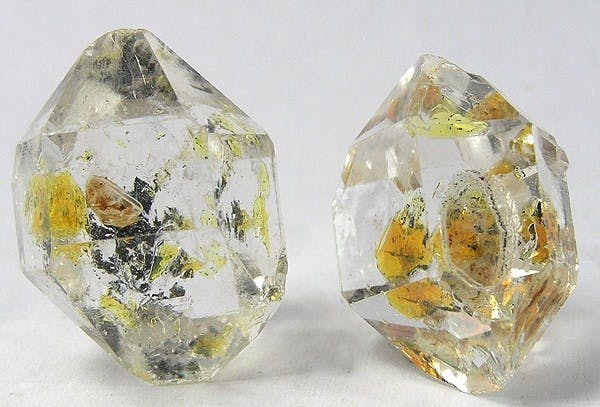 Herkimer diamonds/quartz - mechanical gemstone cleaning