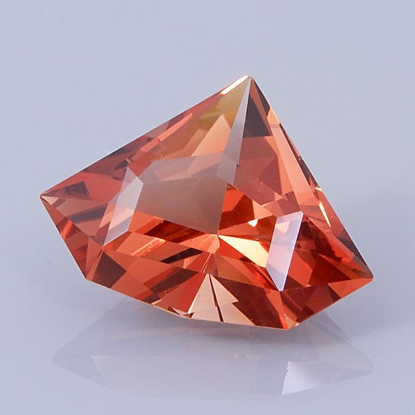 Finished version of Custom Freeform Pendant Cut Sunstone