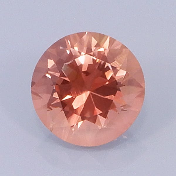 Finished version of Fancy Round Brilliant Cut Sunstone