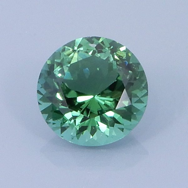 Finished version of Fancy Portuguese Brilliant Cut Tourmaline
