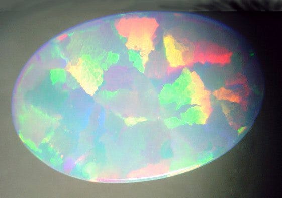 synthetic opal - opal engagement ring stone